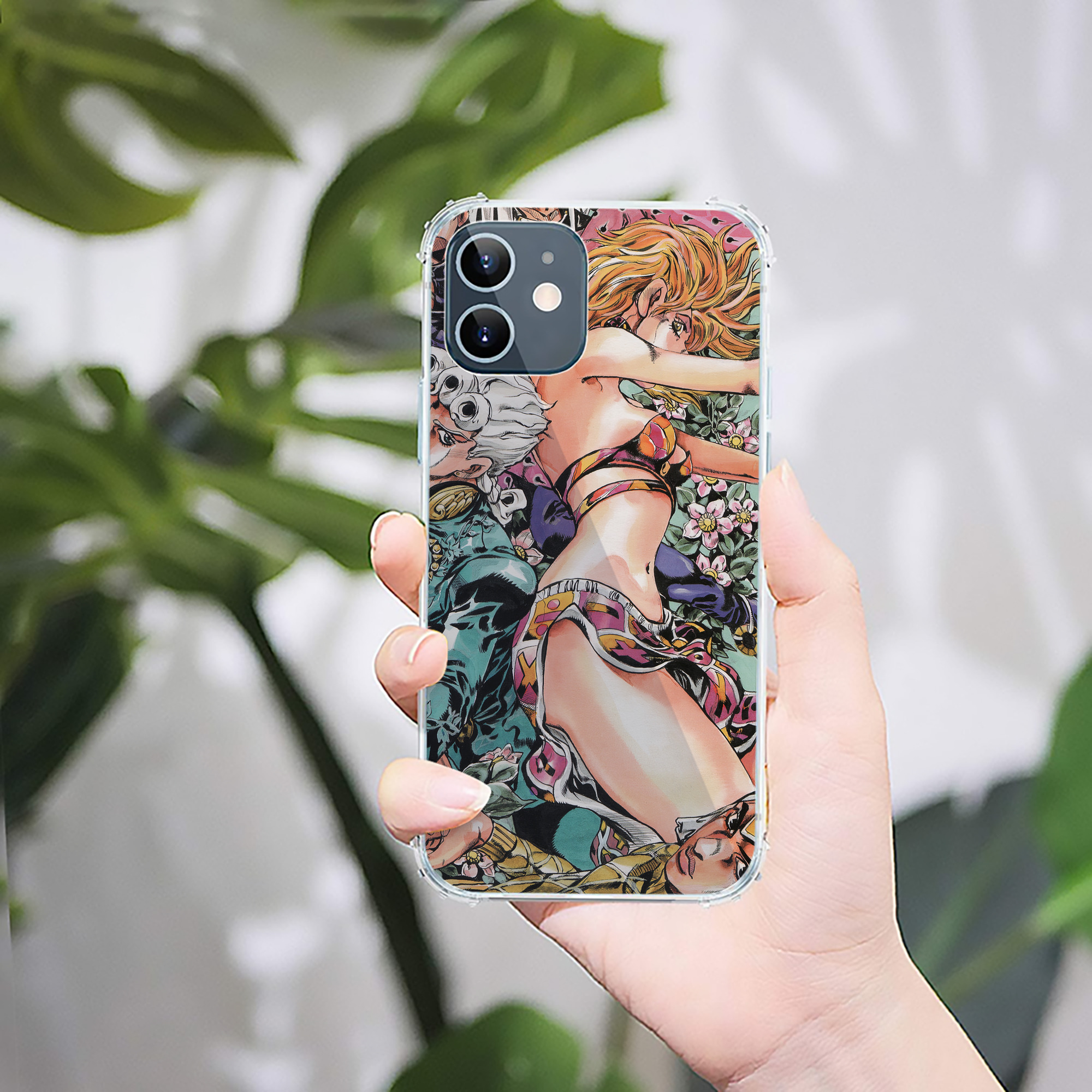 （画像用） ジョジョの奇妙な冒険 JoJo's Bizarre Adventure 【iPhone 12シリーズ対応】透明スマホケース（クリアソフトケース）